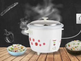 Prestige prwo 1.8 2 rice cooker with 2 pans